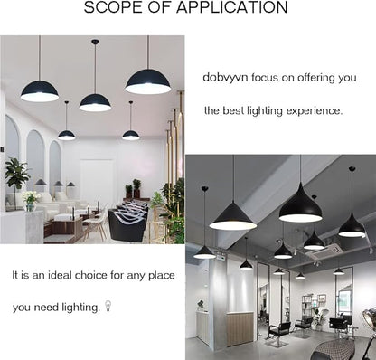 50W High Power LED Bulb, Daylight White 6500k LED Light Bulbs, 450W-500W Light Bulb Equivalent, E26 Medium Base High Watt Commercial Bulbs for Garage Warehouse Workshop Office, 2 Pack