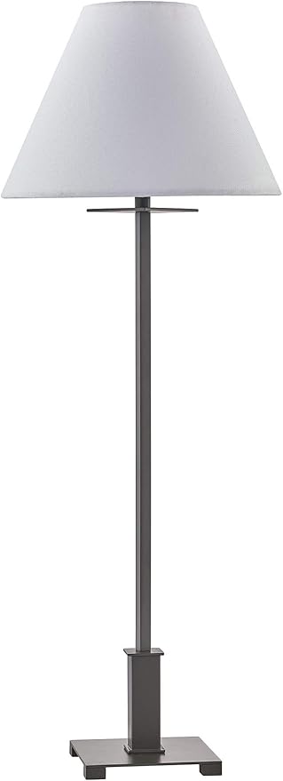 Linnea Accent Lamp – Gunmetal Finish, Modern Decorative Lamp for Bedroom or Living Room, Sleek Commercial Grade Design