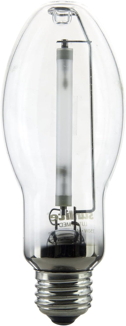 Sunlite 03620-SU LU150/MED High Pressure Sodium Light Bulb, 150 Watts, ED17/MED, Medium Base (E26), ANSI Code S55, 15000 Lumen, 20000 Life Hours, Clear, 2100K