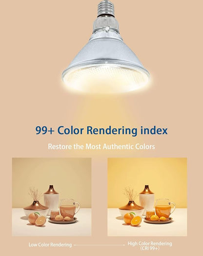 Par38 Halogen Flood Light Bulb 120V 90W,Dimmable Outdoor PAR38 90W Light Bulbs,E26 Medium Base, Warm White, High Output Reflector Flood Lights for Indoor and Outdoor