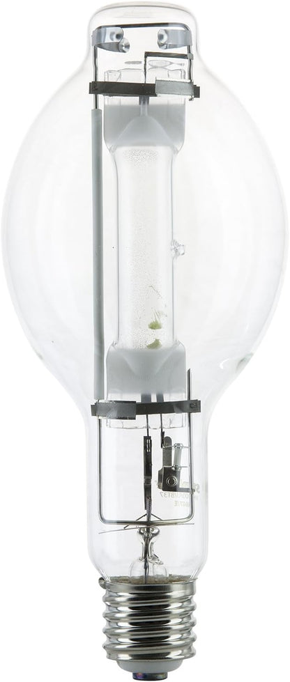 Sunlite 03680-SU MH1000/U/BT37 M47 Metal Halide Lamp, 1000 Watts, Mogul Base (E39), BT37, 12,000 Hours Life, 110,000 Lumen, Clear Finish, 4000K