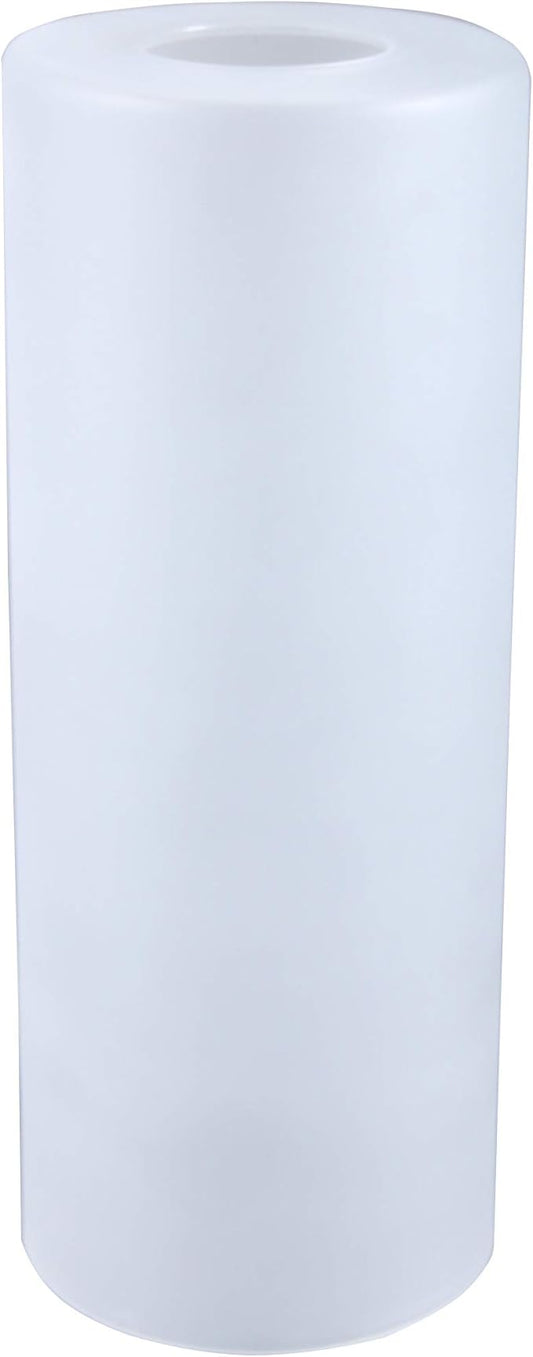 GoLucky Glass Cylinder Shade Accessory - Glass Lamp Fixture Shade Replacement - 1-5/8 Inch Fitter - 3.5"D x 5.5"H