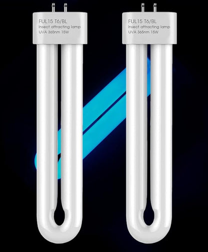 Replacement for Hemiua Zap T6 Pro | 15W Replacent Bulbs, Black Light (2 Pack)