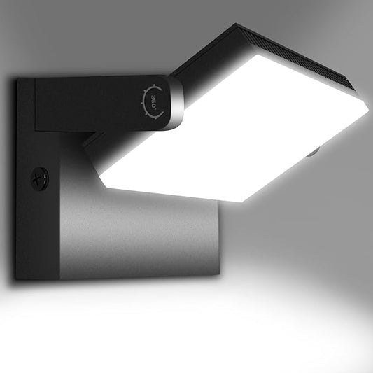 ledmo 150W Outdoor LED Wall Pack Switch Control Full 360 Rotation Exterior Flood Light 21000lm 5000k Modern Security Commercial Wall Mount Fixture for Yard House Garage Shop Barn Warehouse