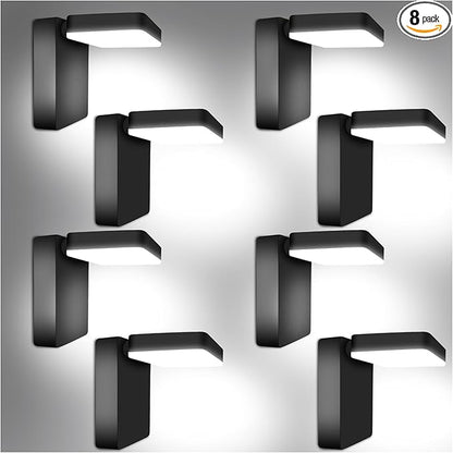 ledmo 60W LED Outdoor Wall Light 360° Rotatable Head with 180° Tilt Modern Commercial Security Lights Exterior Rotate Freely Patio Lighting 5000k IP66 for Porch/Yard/Garage，8 Pack