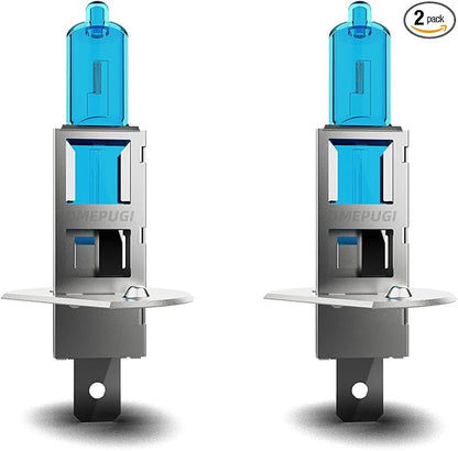 Fog Light Bulbs Compatible With Mazda MX-5 MIATA 2001-2003, H1 Fog Lights Halogen Light Bulb,Bright Halogen Replacement Headlight Bulbs,Plug N Play, Pack of 2
