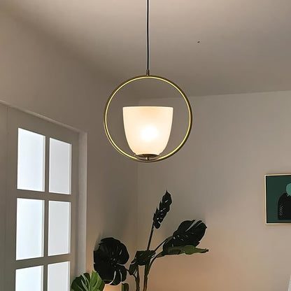 5 Pack White Frosted Glass Shade Replacements, Ceiling Fan Light Covers Glass Globes Lampshades for Chandelier, 4.92"High, 4.72"Diameter, 1.65 "Fitter, Bell Shaped Glass Shades for Vanity