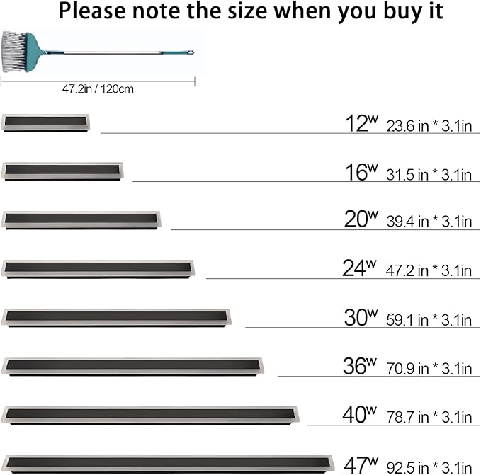 92.5inch 1 Pack Modern Outdoor Wall Lights LED 3000K Outdoor Wall Sconce IP65 Waterproof Black Exterior Garage Lights for Garden Patio
