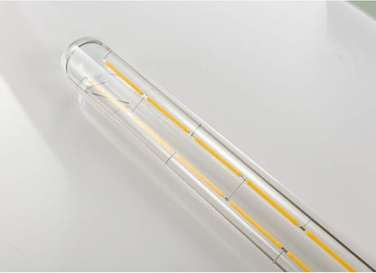 Dimmable Led Tubular Bulb 12W,3000K Soft White,T30 Long Tube Edison Led Vintage Filament Bulb,100W Equivalent,Clear Glass Cover, E26 Medium Base,4-Pack. (11.8in(300mm)-12W)