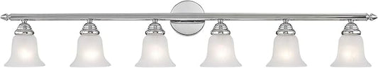 Livex Lighting 1066-05 Neptune 6-Light Bath Light, Chrome