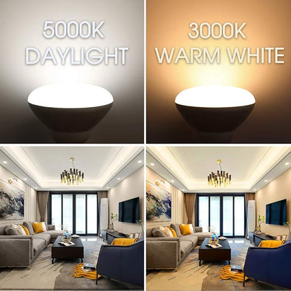 Energetic BR30 LED Flood Lights Indoor, Daylight 5000K, 65W Recessed Light Bulbs, Dimmable, 750lm, Energy Star & CRI 90, 6 Pack