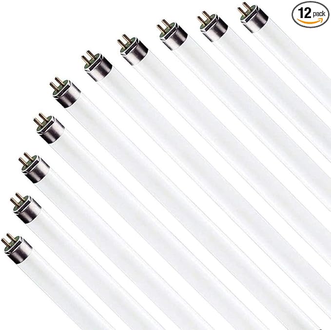 Circle (12 Pack F17T8/865 17W 24 Inch T8 Fluorescent Tube Light Bulb, 6500K Daylight White, Medium Bi-Pin (G13) Base, 17 Watt T8 Light Bulbs