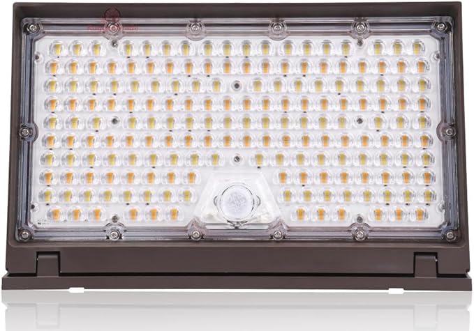 RuggedGrade 120W - Tucana III TunableTech Series - LED Wall Pack Light with Photocell & Motion Sensor - 17,200 Lumens - Color Selectable 3000K/4000K/5000K - Outdoor LED Light - DLC 5.1 Premium