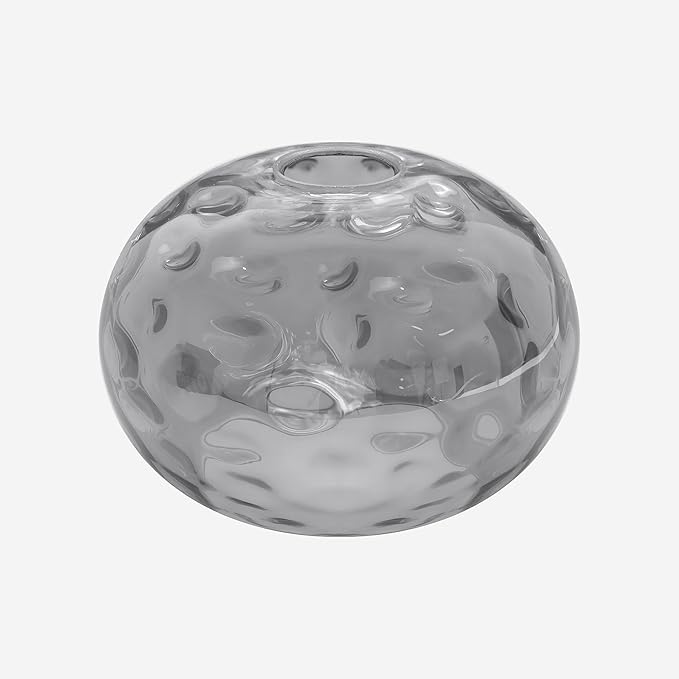 7" Glass Shade Replacement for E26 Pendant Lights, Smoked Grey Globe Lampshade for Desk Table Floor Lamp, Pendant, Wall Sconce, Dia 7", Height 5", Fitter 1.65"