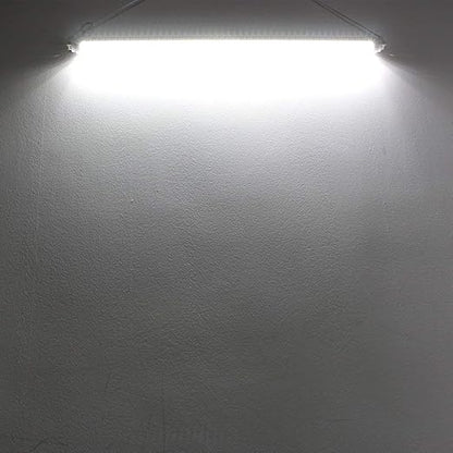 LightingWill LED T8 Light Tube 2FT, Daylight White 5000K, Dual-End Powered Ballast Bypass, 1000Lumens 10W (24W Equivalent Fluorescent Replacement), Clear Cover, AC85-265V Lighting Tube Fixture, 4 Pack