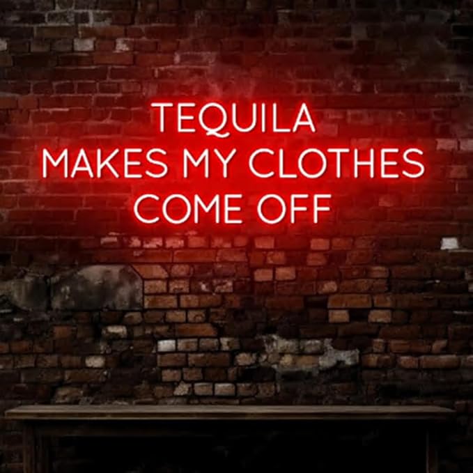Tequila Neon Sign, 20" Cocktail Led Sign,Tequila Bar Decor, Mexican Cocktail Bar Decor