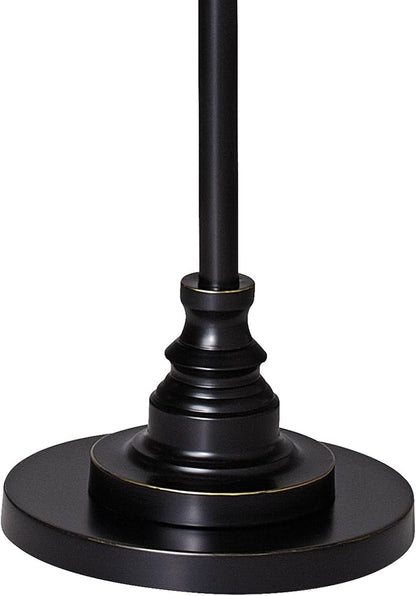 Lakebed Set Black Bronze Floor Lamp with Print Shade