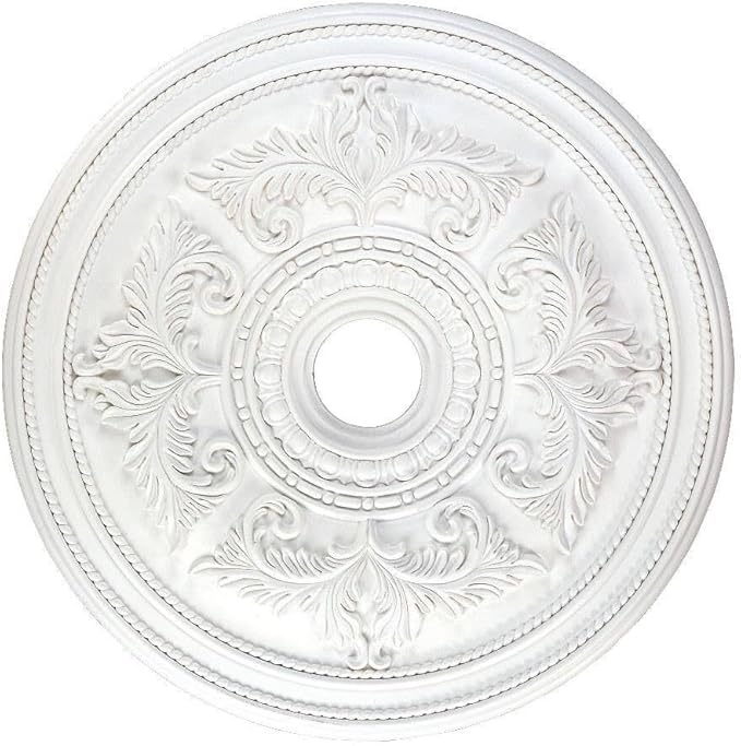 Livex Lighting 8210-03 Ceiling Medallion, White, 0.1 x 0.1 x 1.5