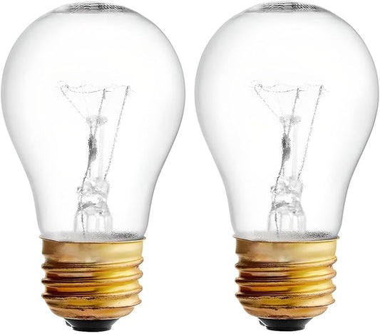 OCS Parts Hatco 02.30.265.00 Replacement Specialty Light Bulbs for Commercial Heat Warmers | 2-Pack | 40W 120V E26 PFTE Coated High Temp Shatter Resistant Specialty Consumer Lamps