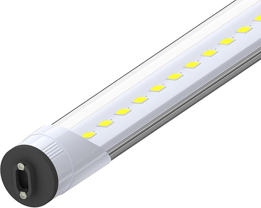 NYLL 30 in. R17D T12/HO Type A Plug & Play LED Tube (Single-Sided), Cool White (4100K) Direct Replacement for 40W F30T12/CW/HO (Without Rewiring or Modification) Ballast Required!