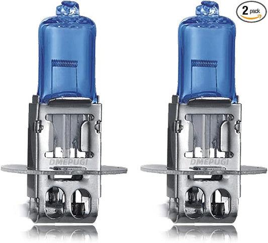 Compatible with Jeep Grand Cherokee 1993 & 1996-1998,H3 Fog Lights Halogen Light Bulb, Super Bright 6000K White,pack of 2