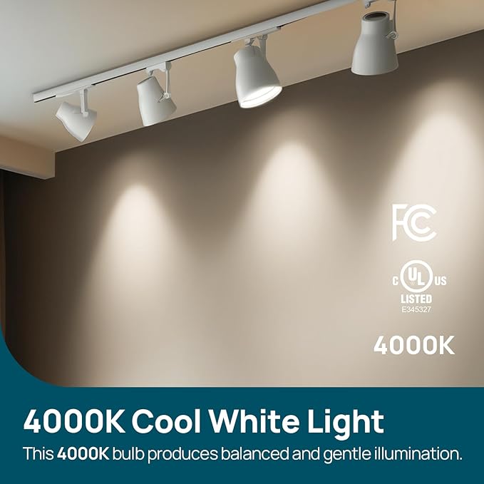 Linkind BR30 LED Flood Light Bulbs Indoor, 65W Equivalent Dimmable LED Recessed Bulbs, 10W 850 Lumens, 4000K Cool White E26 Base, Recessed Can Light Bulb for Bedroom Dining Room Bathroom, 12 Packs