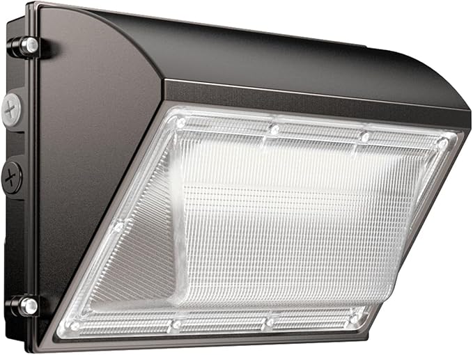 LED Wall Pack Light 120W, 18000LM 5000K Daylight, Outdoor Lighting with Dusk-to-Dawn Photocell, LED Wall Pack for Parking Lot, Warehouse, Yard, ETL Listed (120W - 1PACK)
