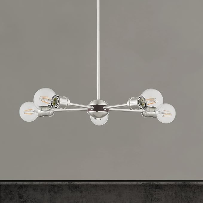 Livex Lighting 46135-01 5 Light Antique Brass Chandelier