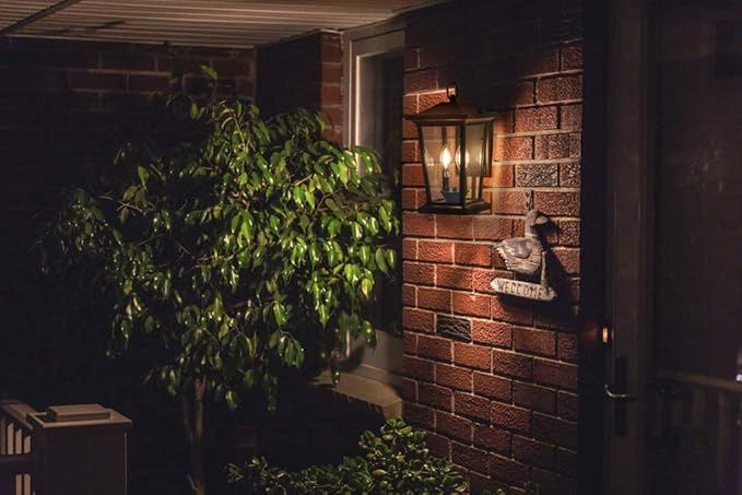 Outdoor Wall Lantern, Large Exterior Waterproof Wall Sconce Light Fixture, Black Anti-Rust Outside Porch Sconce Lights with Clear Glass