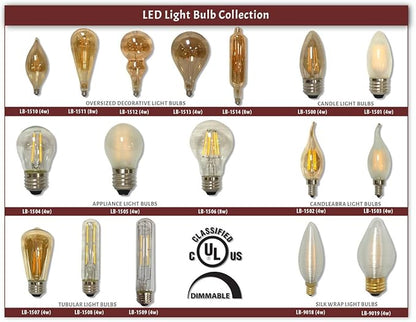Royal Designs, Inc. 3 Way 100 150 250 Watts Incandescent A19 Light Bulb, E26 Medium Brass Base, Set of 4, LB-1006-4