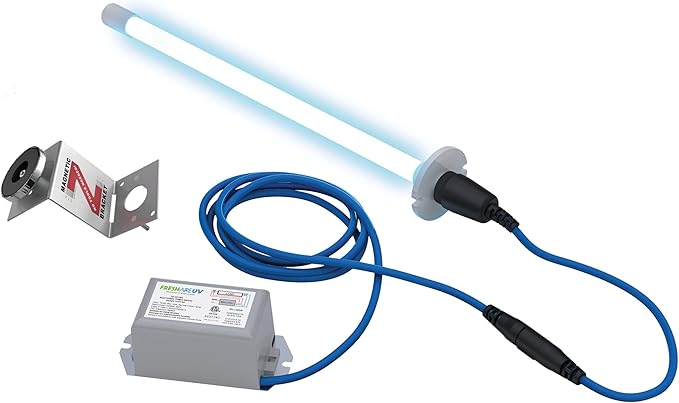 Fresh-Aire Blue Tube 24-Volt UV Light HVAC Air Purification System, Includes 1-Year UVC Lamp #TUV-BTER