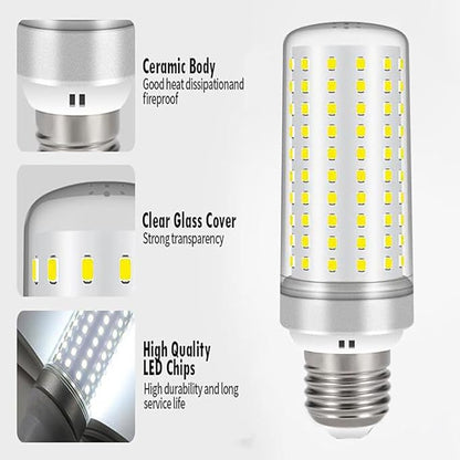 E26 LED Bulbs, 30W LED Light Bulbs Equivalent 250W, 6000K Daylight White, Not Dimmable,AC 110-220V, E26 Light Bulbs (2 Pack)