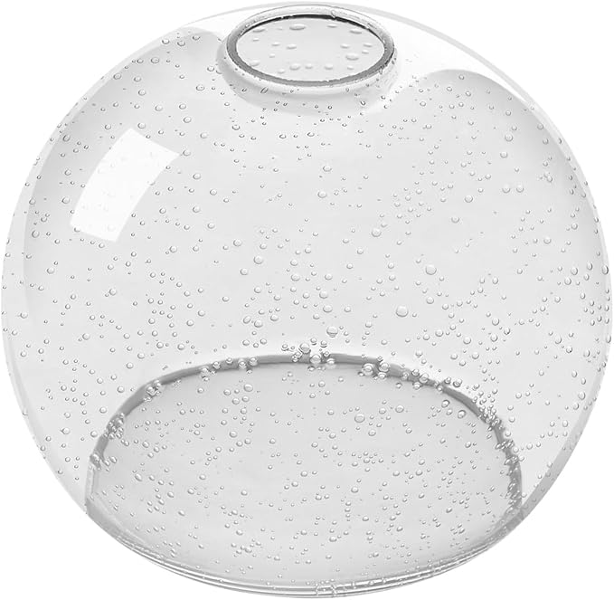 ANYLOVE Frosted Glass Globe Shade，Fixture Replacement Shade,7" Diameter, Replacement with 1.65 Inch Fitter for Wall Lamps Chandeliers or Ceiling Light