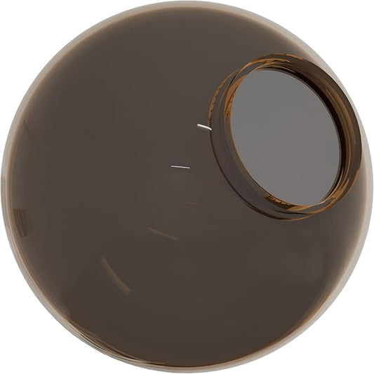KASTLITE 10" Bronze Acrylic Lamp Post Globe | Smooth Textured with 3.91" Diameter Fitter Neck | Manufactured in the USA