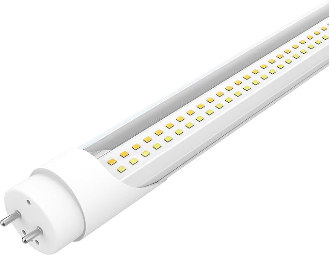 LEDMyplace LED Tube Lights - 4FT T8 LED Ballast Bypass Light Tube, 22W, 2860 Lumens, 6500K Daylight White - Clear Lens, Single/Double End Powered, Dimmable, Replacement for Fluorescent Tubes (1-Pack)