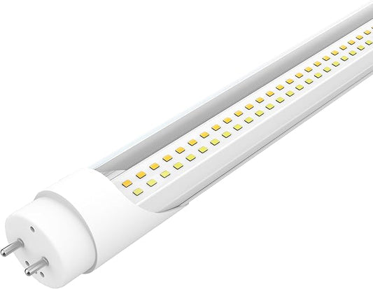 LEDMyplace LED Tube Lights - 4FT T8 LED Ballast Bypass Light Tube, 22W, 2860 Lumens, 6500K Daylight White - Clear Lens, Single/Double End Powered, Dimmable, Replacement for Fluorescent Tubes (1-Pack)