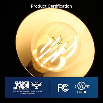 FLSNT 150W Equivalent Dimmable A23 LED Light Bulbs, 2650Lumens, Efficient 18W, 3000K Warm White, E26 Base, 4 Pack