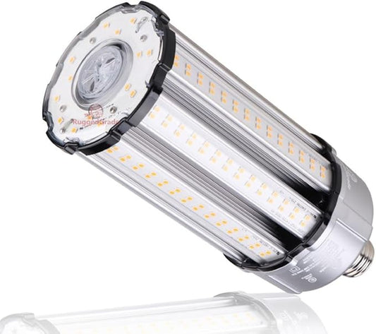 RuggedGrade Aries III Series 54W LED Corn Bulb | 7,200 Lumens | 4000K Natural White | E26 Base | Dimmable with Built-in 4KV Surge Protection | Indoor/Outdoor Retrofit Light | DLC 5.1 Premium