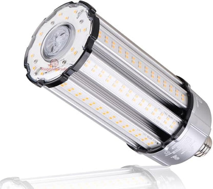 RuggedGrade Aries III 54W LED Corn Bulb | 7,200 Lumens | 3000K Warm White | E26 Base | Dimmable with Built-in 4KV Surge Protection | Indoor/Outdoor Retrofit Light | DLC 5.1 Premium