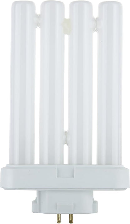 Sunlite FML27/65K Quad Tube Plug-in Compact Fluorescent Lamp, FML 4-Pin, 27 Watts, 1500 Lumens, 6500K Daylight, 4-Pin (GX10q4) Base, 120 Volts, 1 Pack