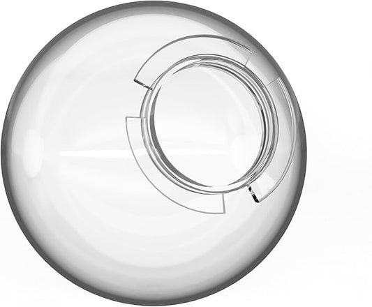 KASTLITE 10" Clear Acrylic Lamp Post Globe | Smooth Textured with 4-5/8" Twist Lock Neck | Manufactured in the USA