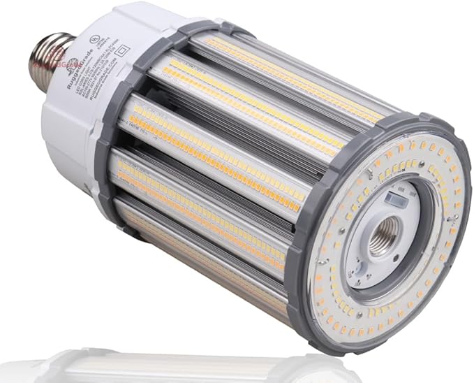 RuggedGrade Aries III CS 120W LED Corn Bulb | 16,400 Lumens | 3000K/4000K/5000K Color Selectable | E39 Standard Base | Built-in 4KV Surge Protection | DLC 5.1 Premium