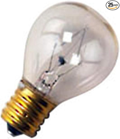 25 Qty. Halco 40W S11 CL INT 130V Halco S11N40 40w 130v Incandescent Clear High-Intensity Lamp Bulb