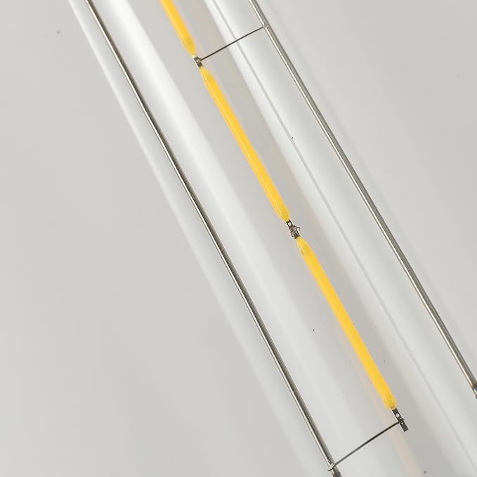 T10 Led Bulbs E26 Dimmable Tubular Bulbs 4W Equal 40 Watt Tube Bulbs 5000K Cool White Long Tubular Edison Light Bulb 8.9 Inch Long for Wall Sconces, Pendant 400lm,6 Pack.