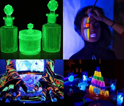 LED Blacklights, 6W LED Tube for Black Light Bulbs Replacement, Black Light Poster, UV Art, Bedroom, Halloween and Blacklights Parties