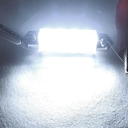 578 Festoon LED Bulb Extremely Super Bright 6000K White,211-2 LED Bulbs,212-2 LED Map Bulb 43mm 44mm DC 24V for Truck Interior Reading Trunk Lights (Pack 6)