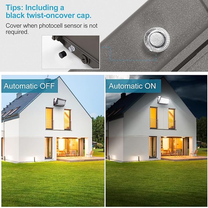 Lightdot 4Pack 150W LED Wall Pack Lights - 22500Lm(150Lm/W) Dusk-to-Dawn (100-277V) 5000K IP65 Outdoor Exterior Lighting Fixture for Warehouse/Parking Lots | 5-Yr Warranty, ETL(Height:10~20ft)