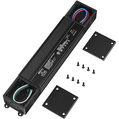 EMITEVER 300W Triac Dimmable LED Driver, 100-277VAC to 24VDC Dimmable Power Supply,Waterproof IP67 Transformer for Indoor Outdoor LED Lights,Compatible with Lutron and Leviton Dimmer,UL Listed