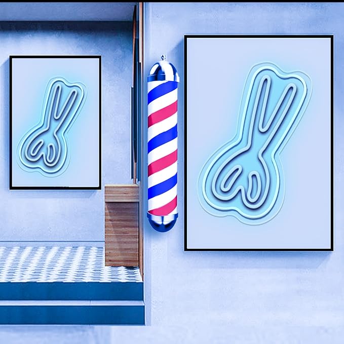 Small Scissors Neon Signs Small Scissors Neon Lights,Neon Signs For Wall Decor,Neon Light For Barber Shop,Business,Outdoor INSNEnN