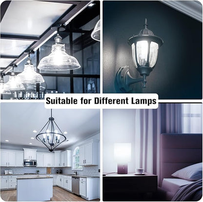 DAYBETTER 10 Pack LED Lights, Vintage LED Edison Bulbs 60 Watt Equivalent, ST58 Antique Filament Light Bulbs, E26 Dimmable Bulb with Neutral White 4000K, Brightness 8W, 800LM, Clear Glass